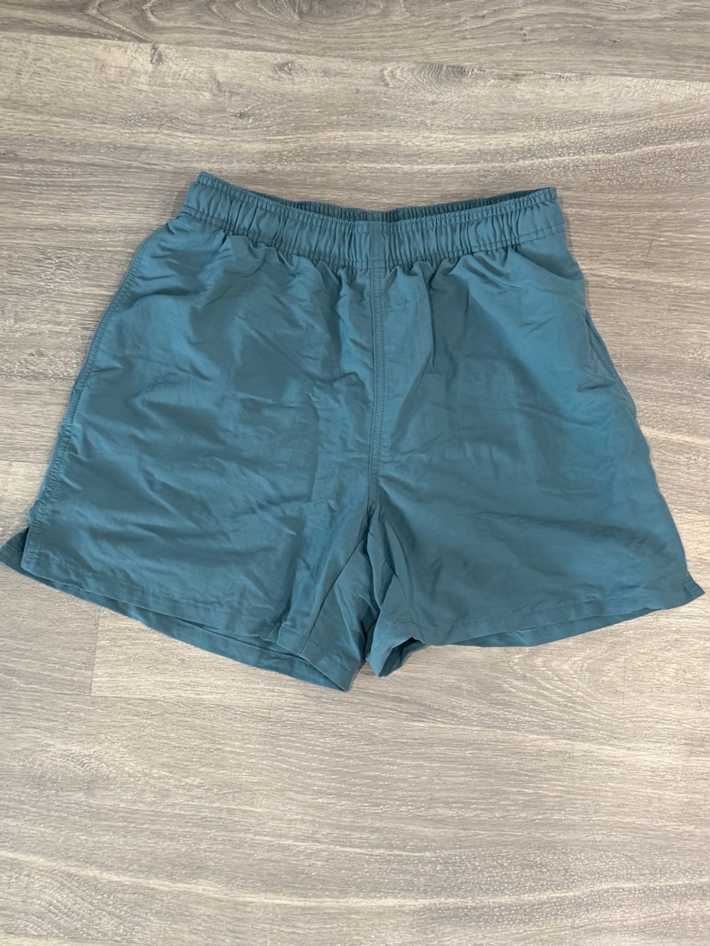 Tna Aritzia Blue Teal Athletic Drawstring Lounge Shorts Size Small S